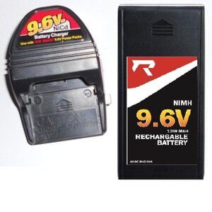Combo 9.6 Volts / 1200 Nimh Battery with Charger for  New Bright RC Truck